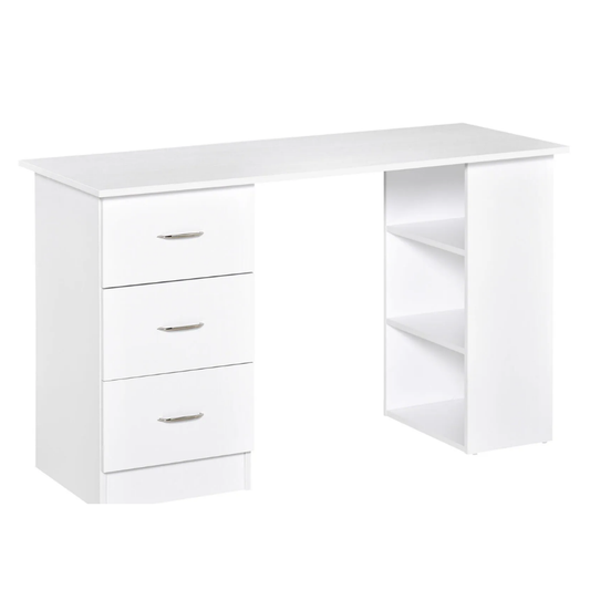 Bureau Moderne 3 Tiroirs et 3 Étagère