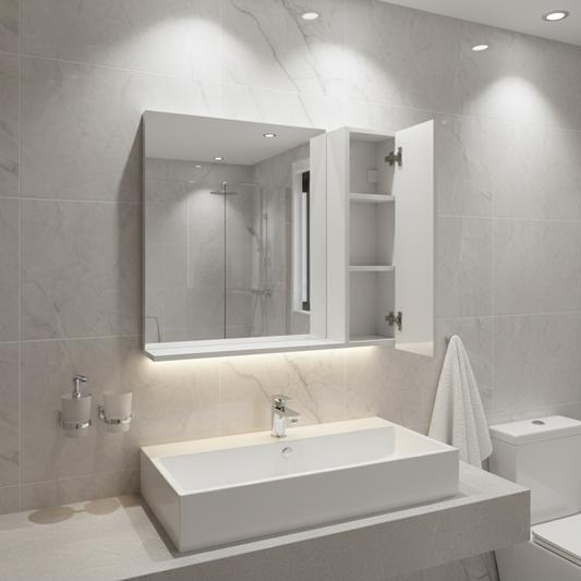 Armoire de salle de bain  avec miroir