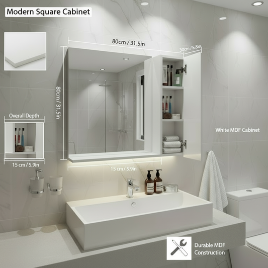 Armoire de salle de bain  avec miroir