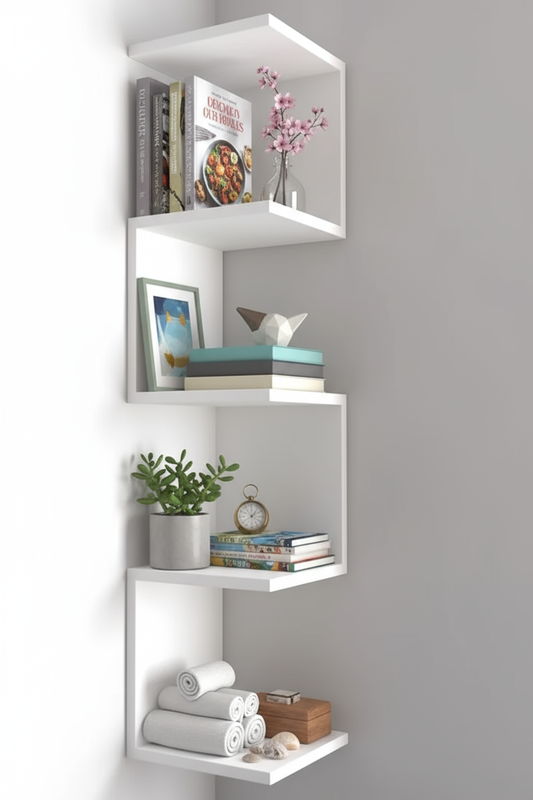 Étagère d’angle MDF